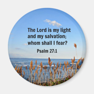 Psalm 27:1 magnet