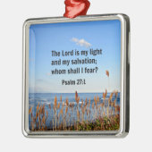 Psalm 27:1 ornament aus metall (Links)