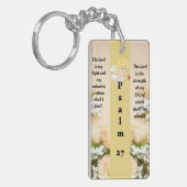 Psalm 27:1 Schlüsselanhänger (Vorderseite links)