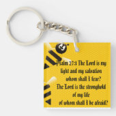 Psalm 27:1 schlüsselanhänger (Vorderseite)
