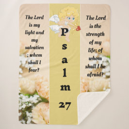 Psalm 27:1 Sherpa-Decke Sherpadecke