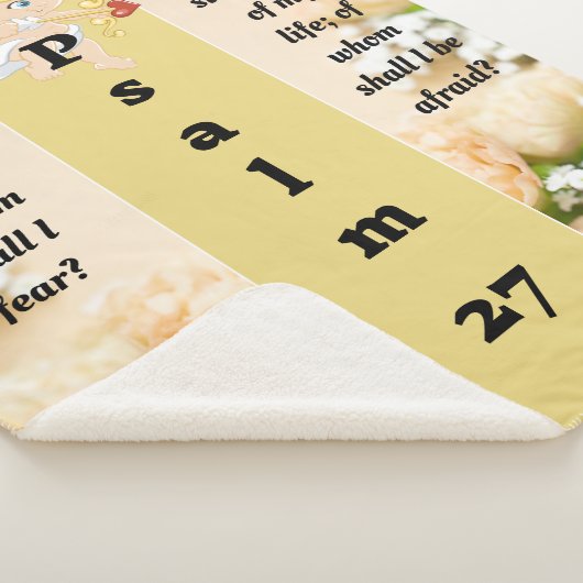 Psalm 27:1 Sherpa-Decke Sherpadecke (3/4)