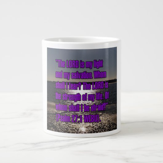 Psalm 27:1 WEBU Tasse (Vorderseite)