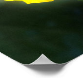 Psalm 27:4 auf dem Dreamy-Hibiskus Poster (Ecke)