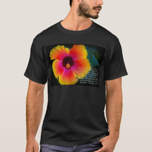 Psalm 27:4 auf schwarz T-Shirt