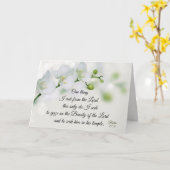 Psalm 27:4 Eine Sache, die ich vom Herrn fragte, B Karte (Gelbe Blume)