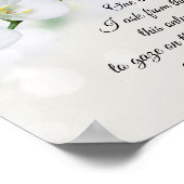 Psalm 27:4 Eine Sache, die ich vom Herrn fragte, B Poster (Ecke)