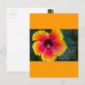 Psalm 27:4 postkarte (Vorne/Hinten)