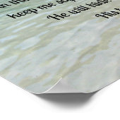 Psalm 27:5 poster (Ecke)