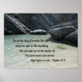 Psalm 27:5 poster (Vorne)