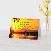 Psalm 27:8 Ihr Gesicht LORD Ich werde Bibel suchen Karte (Gelbe Blume)