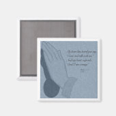 Psalm 27:8-Magnet Magnet (Vorderseite/Rückseite)