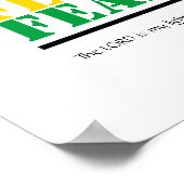 Psalm 27 Christliche Schrift Poster (Ecke)