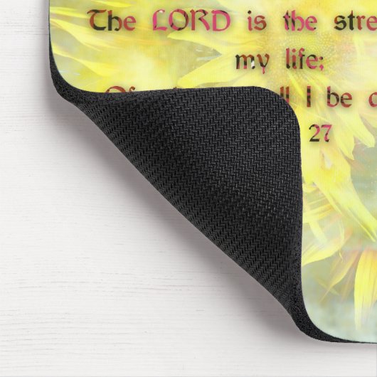 Psalm 27 mousepad (Ecke)