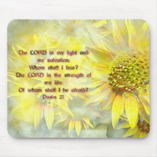 Psalm 27 mousepad (Vorne)