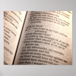 Psalm 27 [Print] Poster