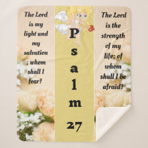 Psalm 27 Sherpa-Decke