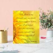 Psalm 28:7 Acryl-Schild - "Der Herr ist... Acrylschild (Hochzeit)