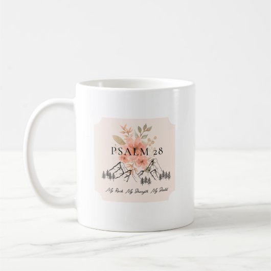 Psalm 28 Tasse (Links)