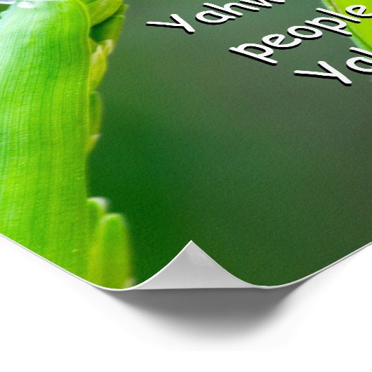 Psalm 29:11 poster (Ecke)