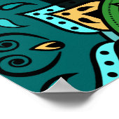 Psalm 29:11 poster (Ecke)