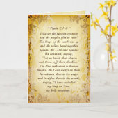 Psalm 2 1-6 Warum verschwören die Nationen, Karte (Gelbe Blume)