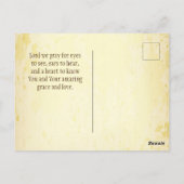 Psalm 2 1-6 Warum verschwören die Nationen, Postkarte (Rückseite)