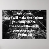 Psalm 2:8 poster (Vorne)