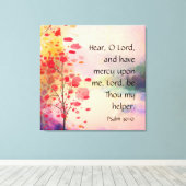 Psalm 30:10 leinwanddruck (Insitu (Holzboden))