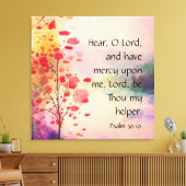 Psalm 30:10 leinwanddruck (Insitu (Wohnzimmer))
