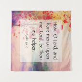 Psalm 30:10 wandteppich (Vorderseite (Horizontal))