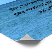 Psalm 30:11 poster (Ecke)