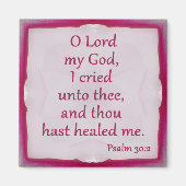 Psalm 30:2 magnet (Vorne)