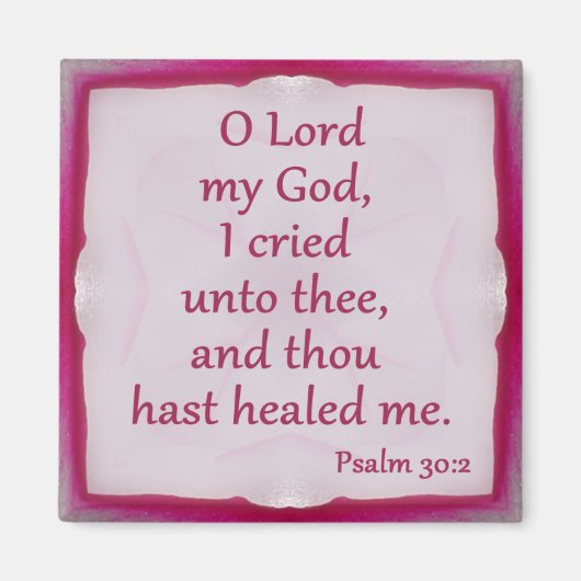 Psalm 30:2 magnet (Vorne)