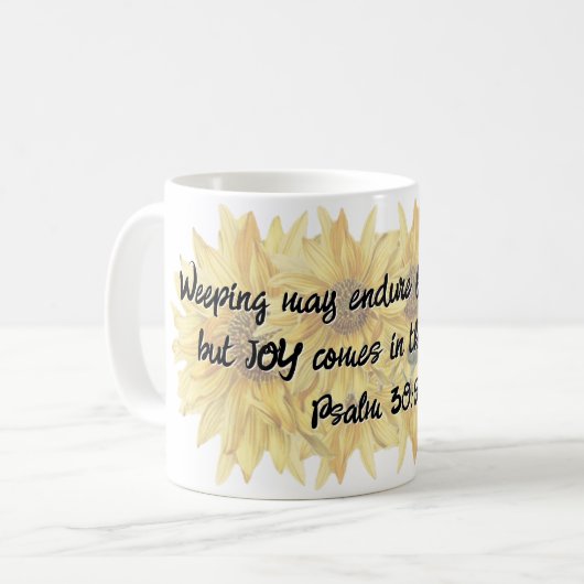 Psalm 30:5 b kaffeetasse (Vorderseite Links)