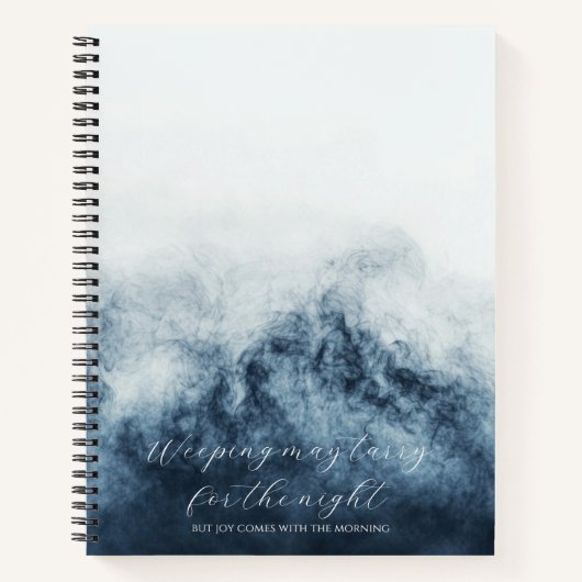 Psalm 30:5 Bibelstudium Benutzerdefiniert Notizblock (Vorderseite)