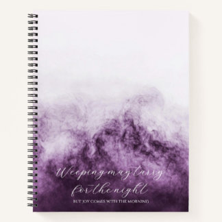 Psalm 30:5 Bibelstudium Benutzerdefiniert Notizblock