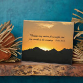 Psalm 30:5 Das Weinen kann eine Nacht aushalten... Fotoplatte (Seite)