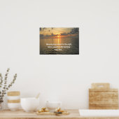 Psalm 30:5 Das Weinen kann eine Nacht aushalten... Poster (Küche)