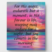 Psalm 30:5 fotoplatte (Vorderseite)