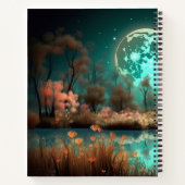 Psalm 30:5 Green Moon Custom Notizblock (Rückseite)