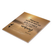 Psalm 30:5 Joy kommt in der morgendlichen Bibel Ve Fliese (Seite)