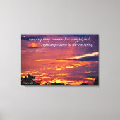 Psalm 30:5 Leinwand Art (Vorderseite)