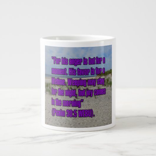 Psalm 30:5 WEBU Tasse (Vorderseite)