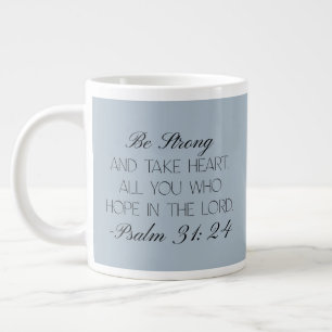 Psalm 31:24 Hoffnung Bibelvers Tasse