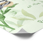 Psalm 31:25 Sie ist bekleidet mit einer Festigkeit Poster (Ecke)