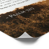 Psalm 32:7 Du bist mein Versteck Bibel Verse Poster (Ecke)