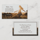 Psalm 32:7 Du bist mein Versteck Bibel Verse Visitenkarte (Vorne/Hinten)