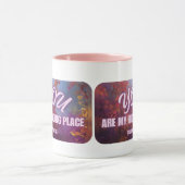 Psalm 32:7 "Du bist mein Versteck" Tasse (Zentrum)