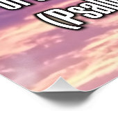 Psalm 32:7 WEBU Poster (Ecke)